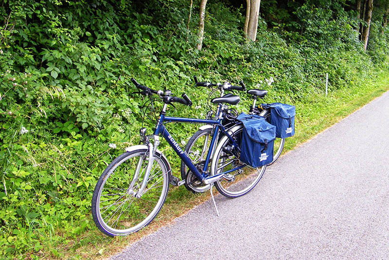 Bicicletas con alforjas para la ruta del Danubio